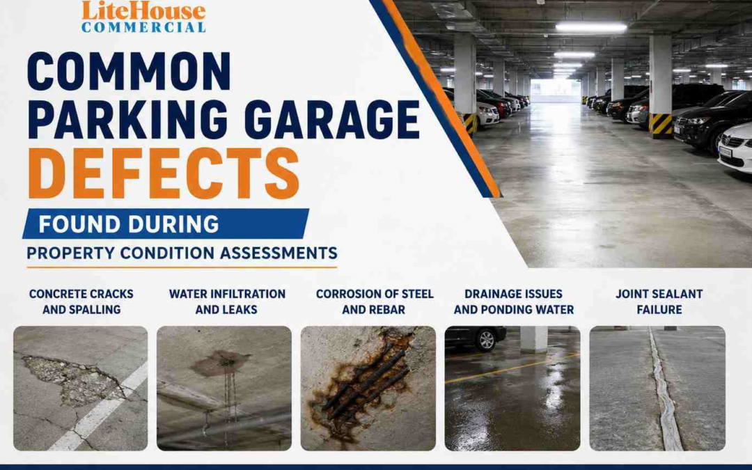 Common Parking Garage Defects Found During Property Condition Assessments